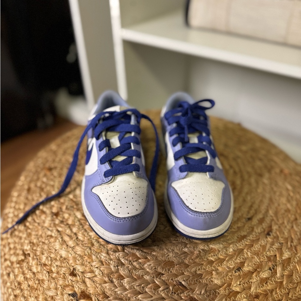 Nike Kids Purple and White Sneakers